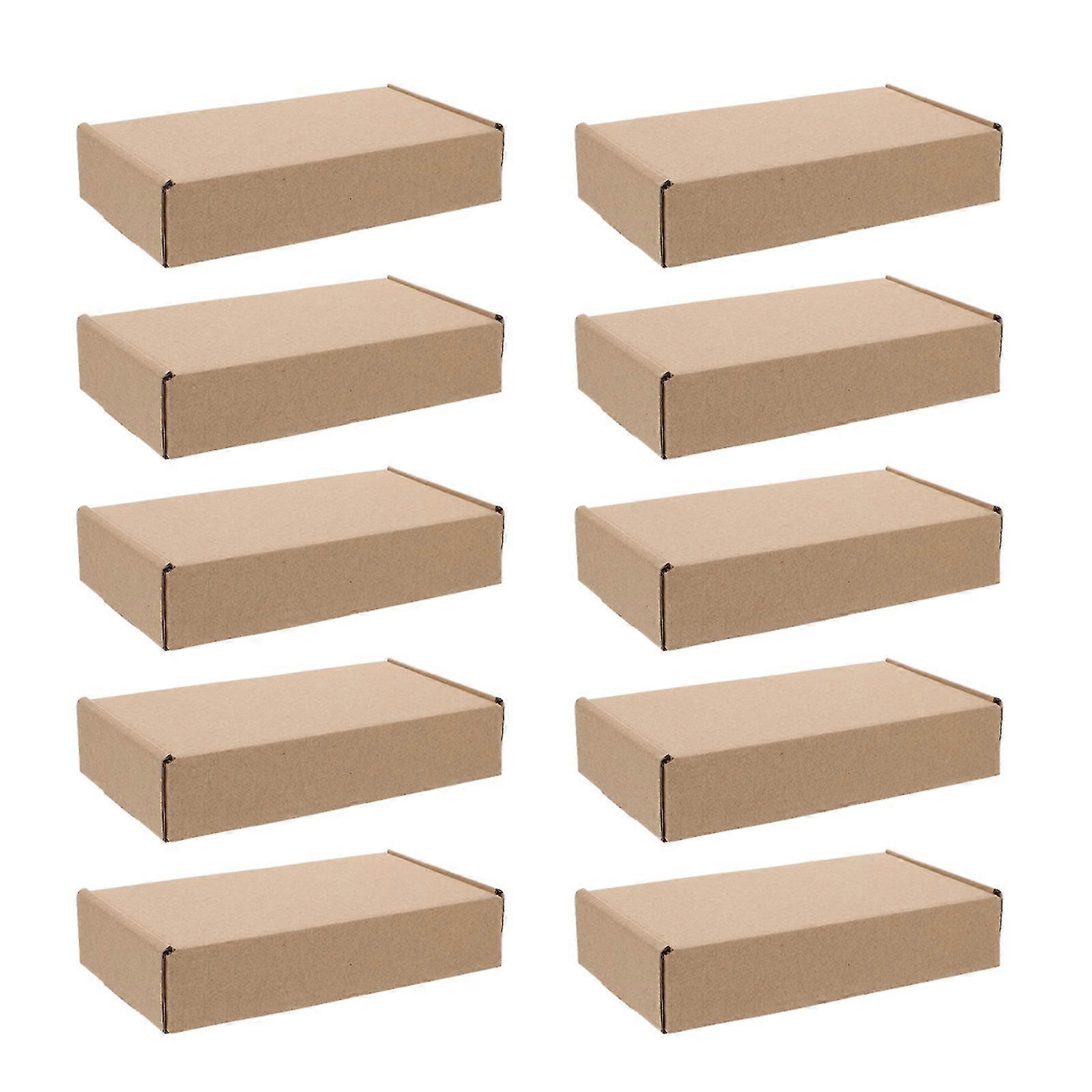 20pcs Shipping Boxes Corrugated Paper Packing Boxes Express Storage Paper Boxes
