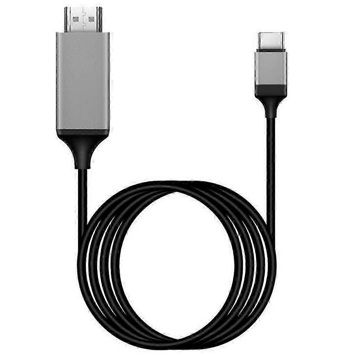 Type-C to -Compatible USB3.1 4K HDTV Cable for Android Phone to Connect TV Same Screen Device Cable 2M
