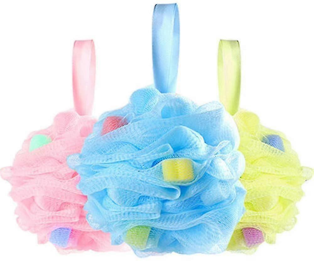 3pcs Bath Shower Sponge