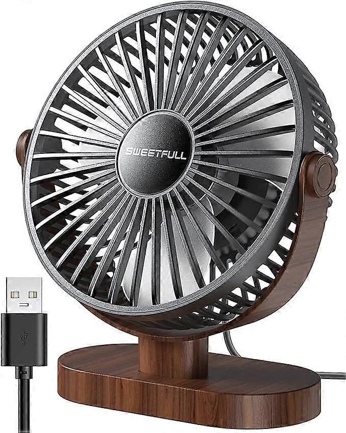 3 Speeds Quiet Portable Desktop Table Fan