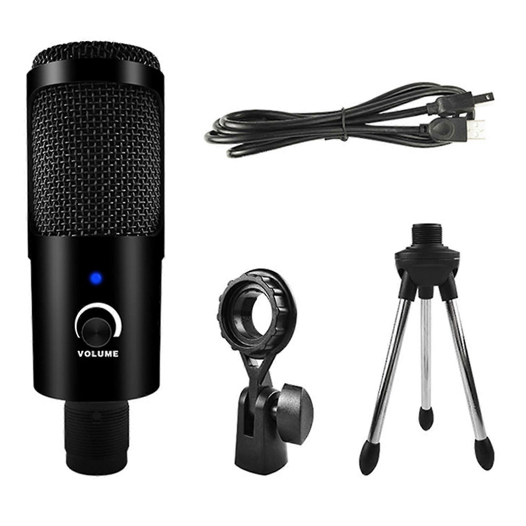 Usb Condenser Microphone Professional Microphone Compatible With Pc Laptop