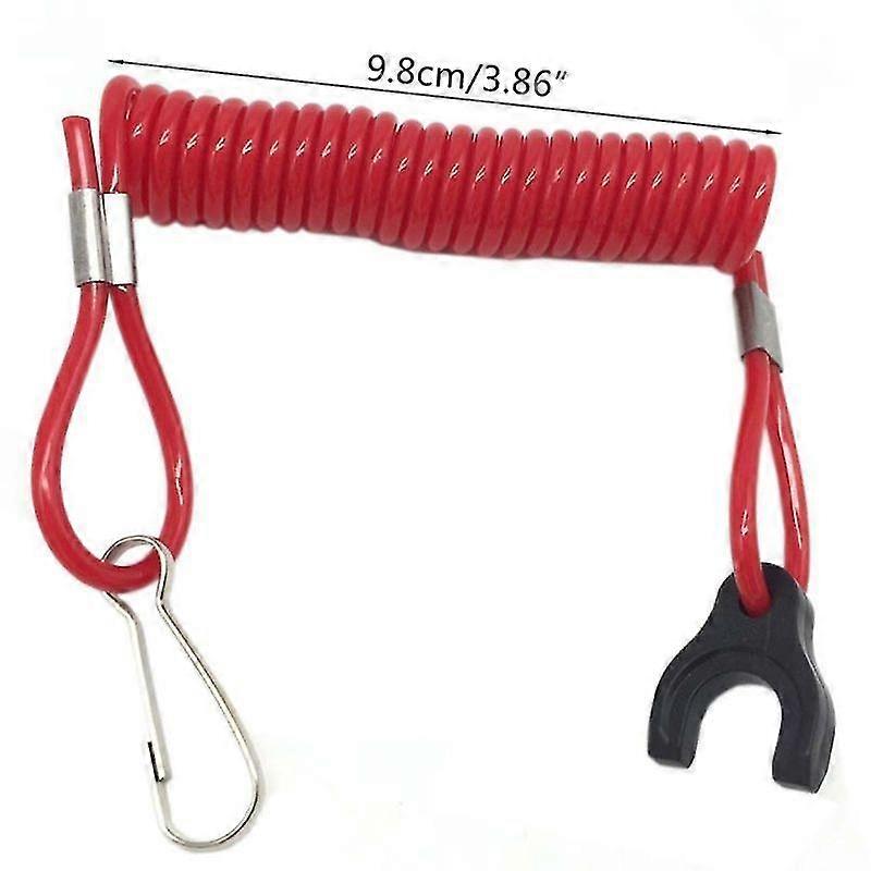 suitable for Tohatsu outboard engine flameout pull rope safety rope key Kill Stop Switch Key Cord Ro