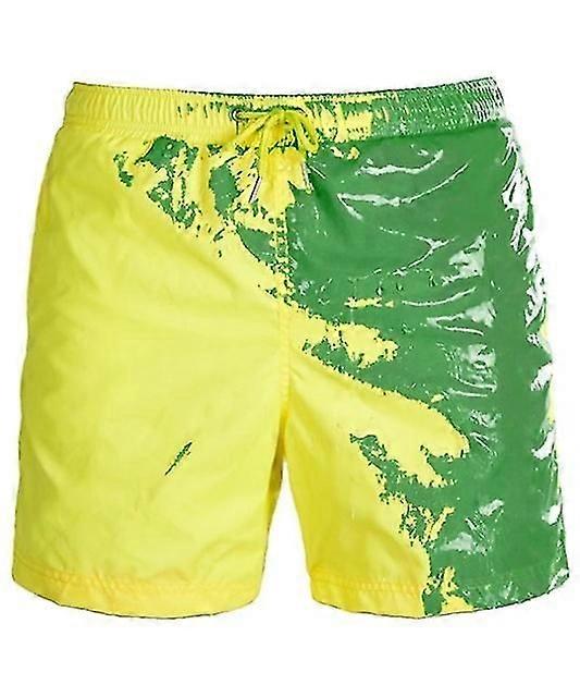 Magical Change Color Beach Shorts Quick Dry Hommes Maillots de bain Maillots de bain