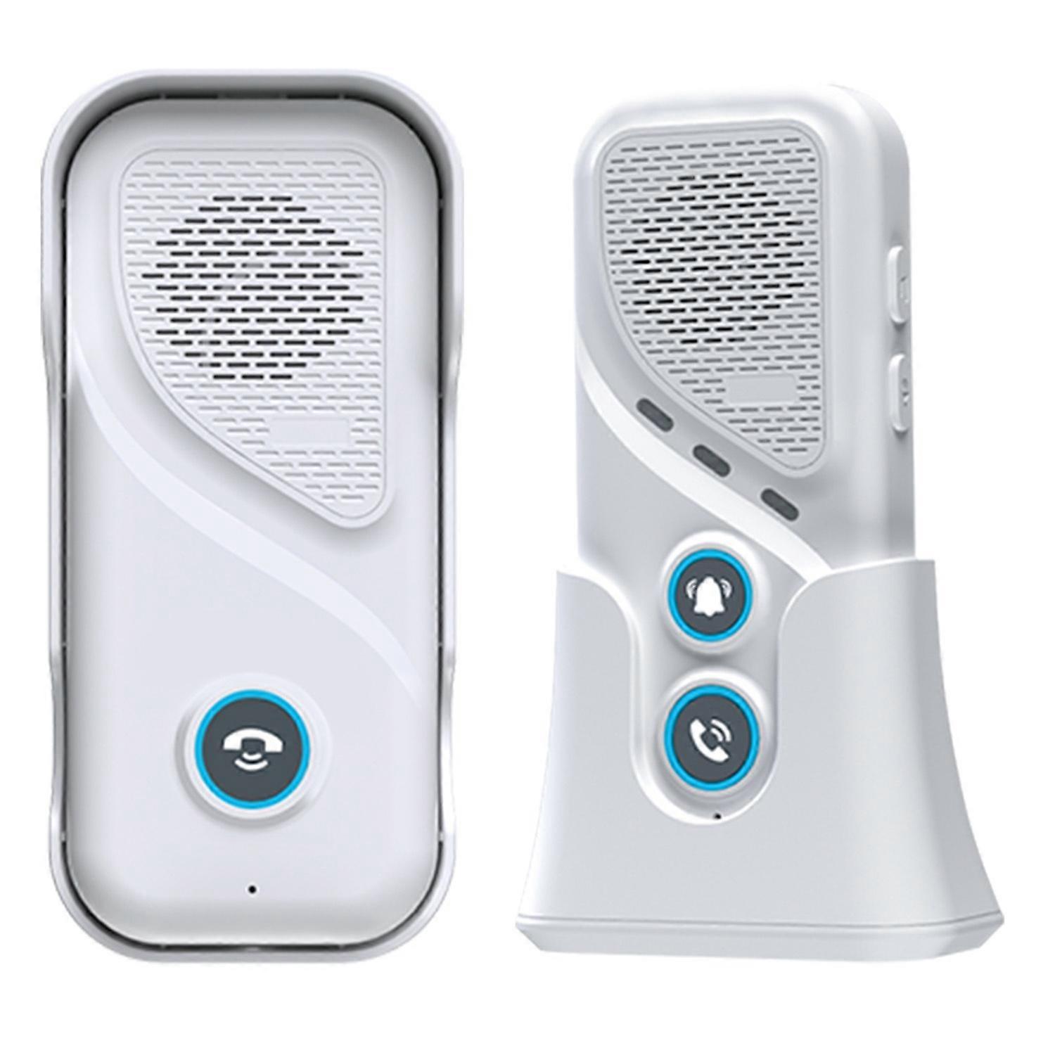 M06-1T1 23 Ringtones 5 Volumes Adjustable Wireless Two Way Intercom Doorbell with 1 Transmitter 1 Re