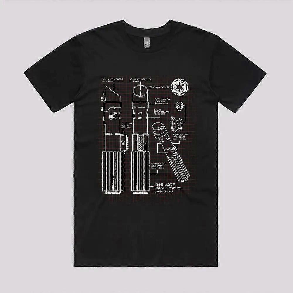 Darkside Schematics T-Shirt Retro-Design