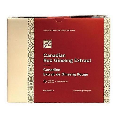 Sahm's Canadian Ginseng Red Ginseng Extract Silver, 15 Count