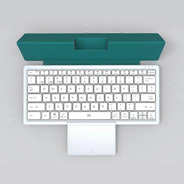 Multi-Device Foldable Bluetooth Keyboard with Touchpad Rechargeable Wireless Keyboard with Touchpad Foldable Case for Ipad PC