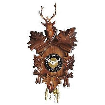 Engstler - 0125/5 QP - Pendulum Clock - Quartz - with Cuckoo Call / Westminster Chick
