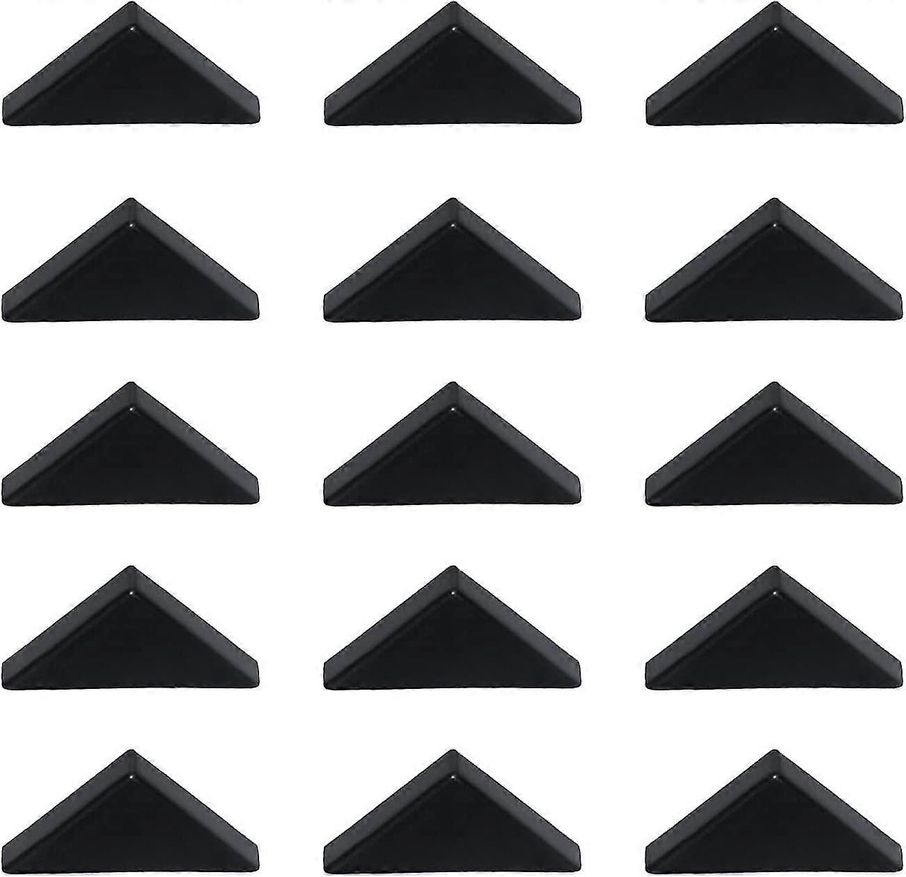 5mm Γυαλί και Καθρέφτης Προστατευτικό Μαξιλάρι Άκρων &; Γωνιών Προφυλακτήρες Προϊόν σε Γωνίες Πλαστικά Προστατευτικά Γωνιών (200τμχ, Μαύρο)