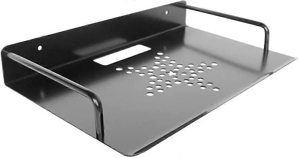 Floating Shelf For Tv Components, Projector Shelf Router Wall Mount Metal Shelf Braet, Tv Accessories Shees Can Be Used To Store And Organize Tv B