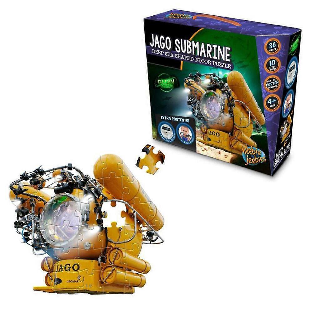 Heebie Jeebies Jago Submarine Deep Sea Shaped Floor Glow Puzzle Ages 4 and Up