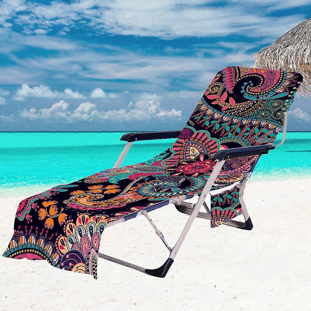 Pattern Series  Microfiber Beach Towel Quick-drying Beach Towel Absorbent Beach Chair Set