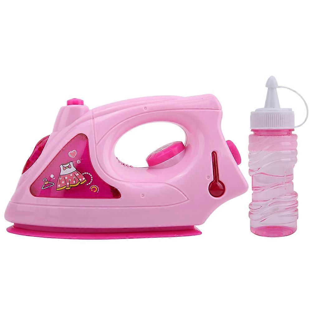 Cute Iron Shape Automatic Children Bubble Machine Blowing Bubbles Toy with Light & Music