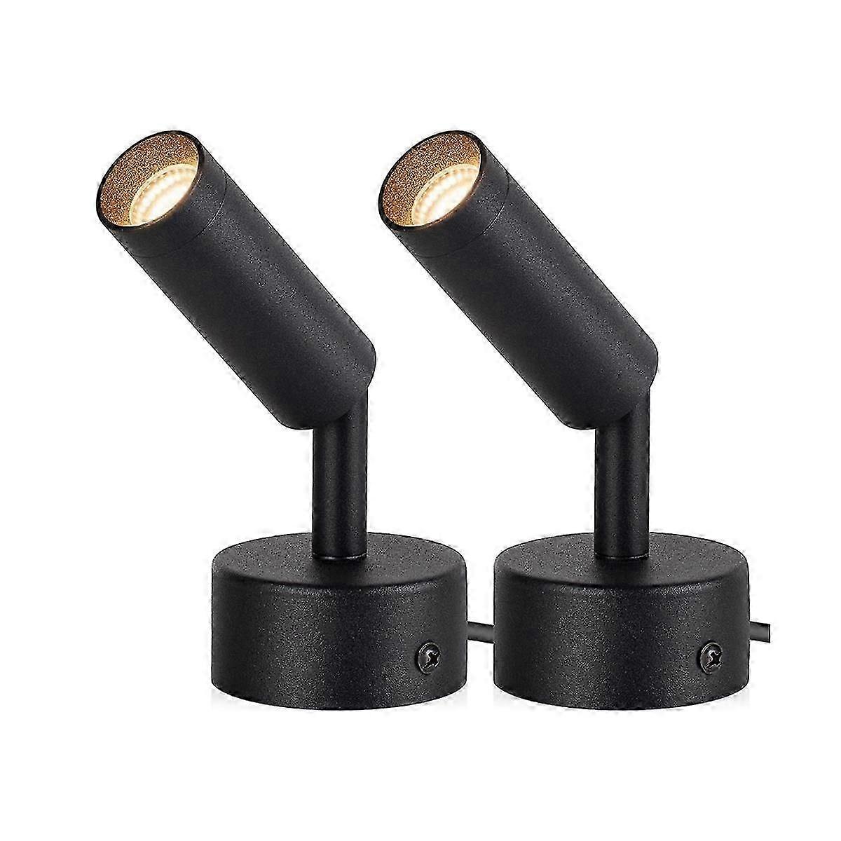 Spot LED 3 W réglable pour intérieur, éclairage d'appoint pour plantes, intensité variable