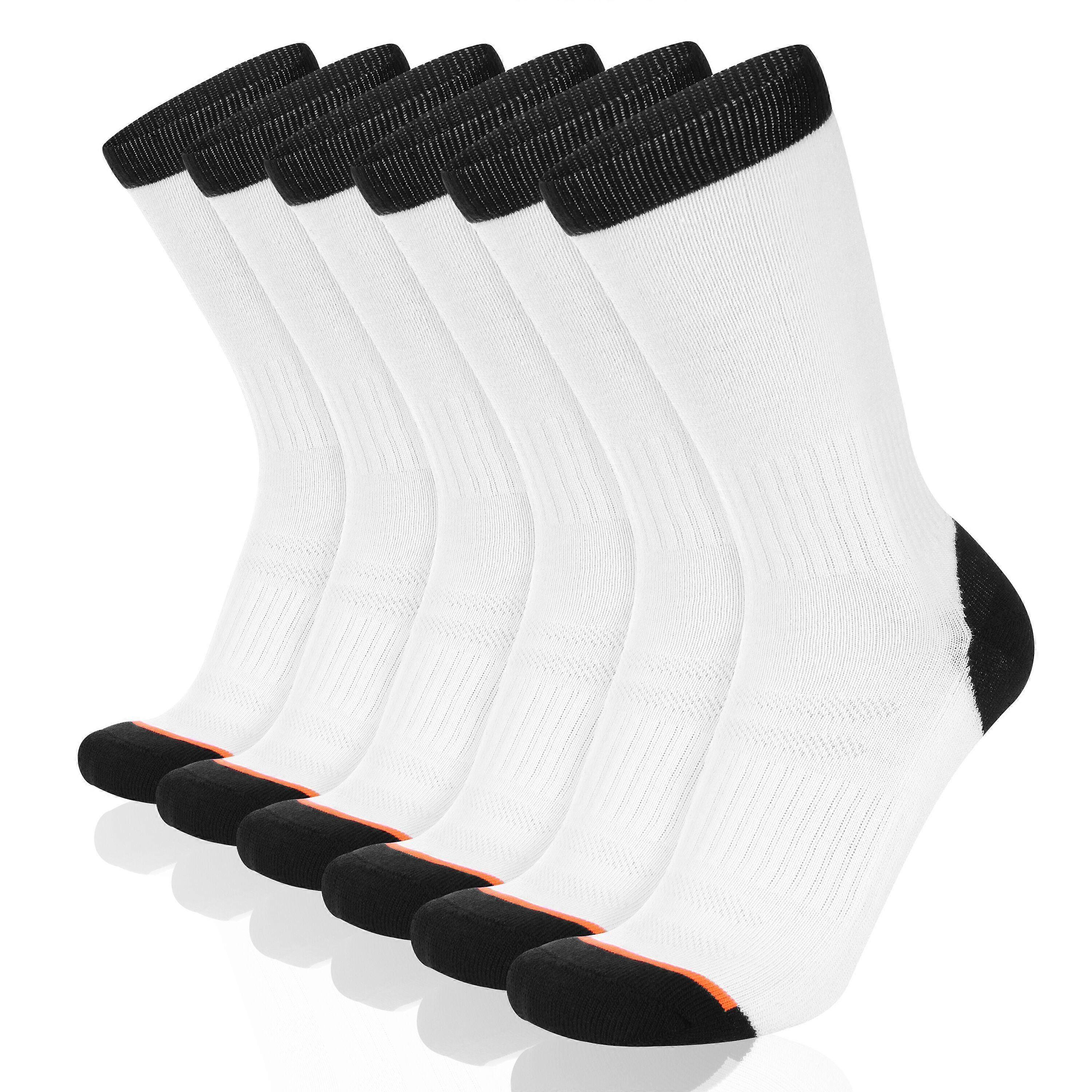 5 Pairs Men's Solid Color Odor Proof And Sweat Absorbing Men's Socks Basketball Sports Black And White Long Socks