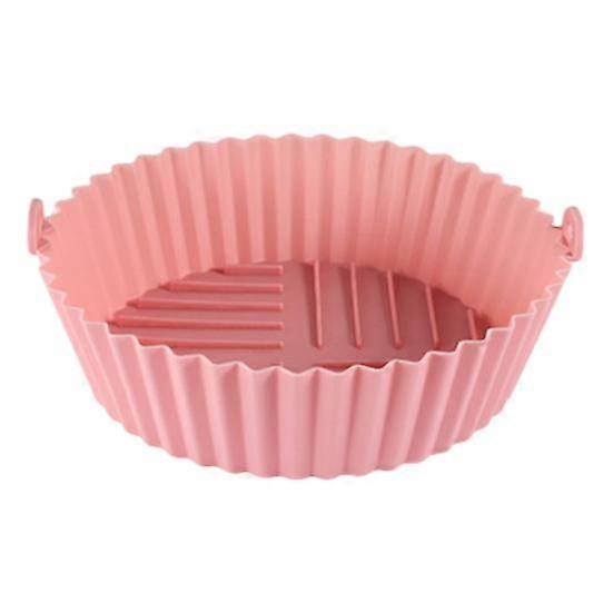 Silicone Air Fryer Pot Tray Prevents Residue BPA-Free Silicone Fryer Liner Replacement for Parchment Liner Paper Food-Safe Air Fryer Oven Accessories