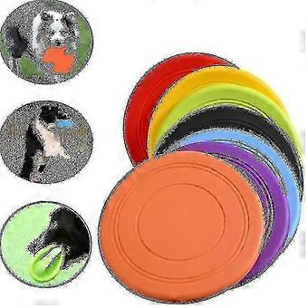 7 Pack Dog Flying Disc,puppy Flyer Dog Toy,dog React Faster Training Interactive Toys Silicone Floating Saucer HSZ