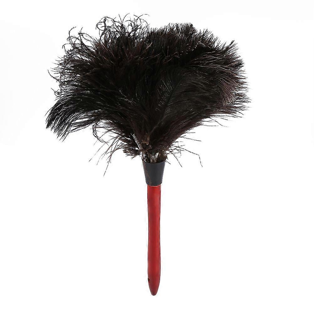 Natural  Feather  Brush With Wooden Handle Home Furniture Practical Cleaning Tool
