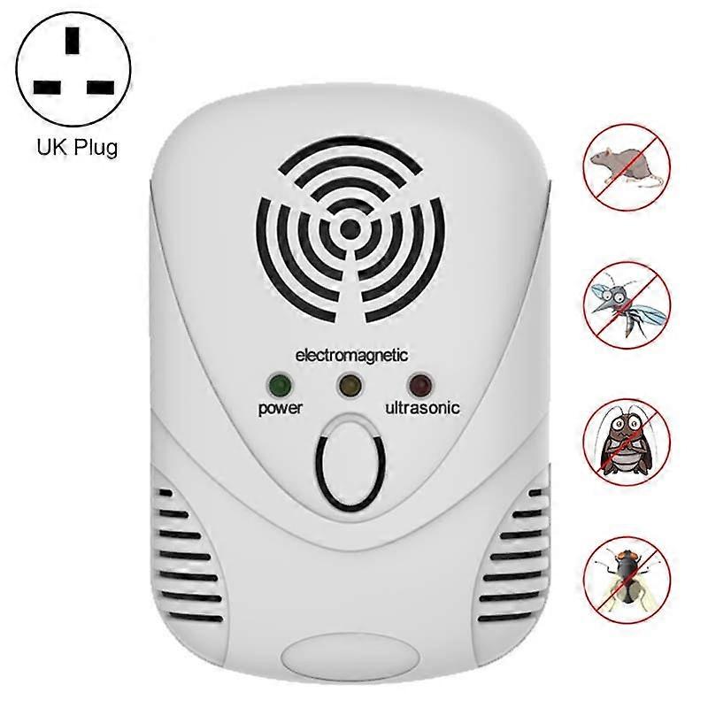 (New) DC-9001 Household Electronic Mouse Repeller, Specification: UK Plug