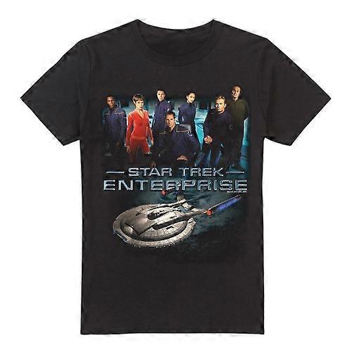 Star Trek Mens Enterprise Crew T-Shirt