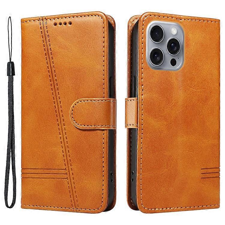 Compatible For iPhone 16 Pro Max Case Magnetic Clasp Leather Phone Cover