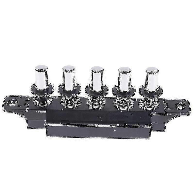 Five-position Plug-in Button Switch For Range Hood Five-position Silver Switch Shytmv