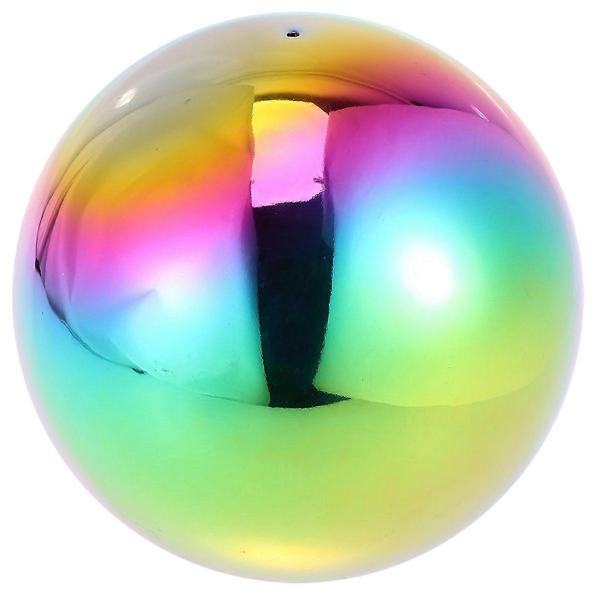 1 PZ 200MM Palla rotonda in acciaio inossidabile lucidata a specchio Palla cava colorata in metallo fine per uso domestico Colori assortiti