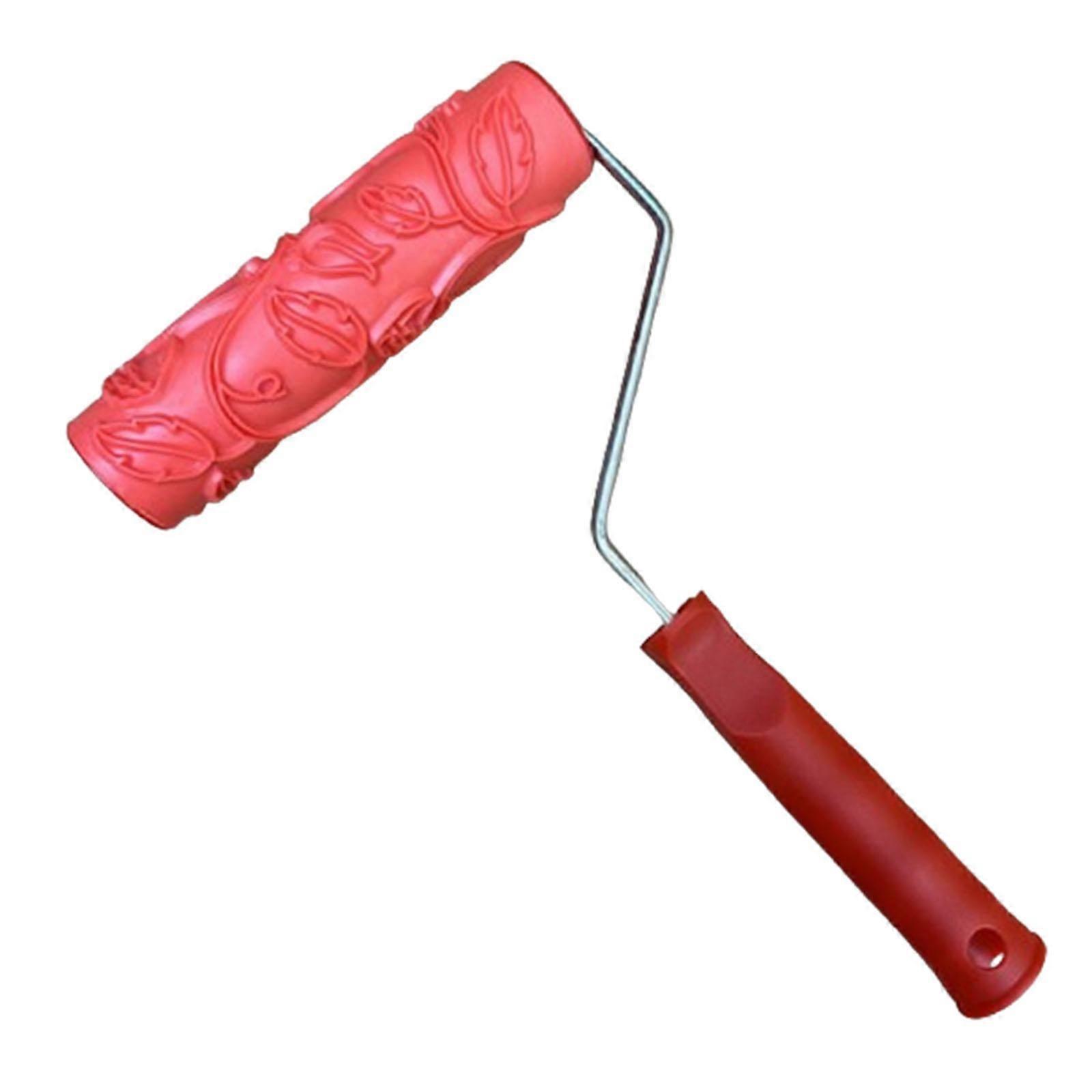 178mm Texture Rubber Paint Roller Brush Replacement Smooth Rolling Decorative