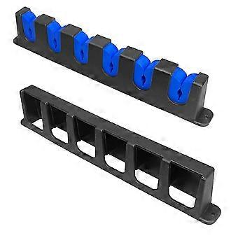 Fishing Pole Holder Wall Mount for Garage Door,Fishing Rod Storage Rack for Boat,Vertical 6-Rod Org