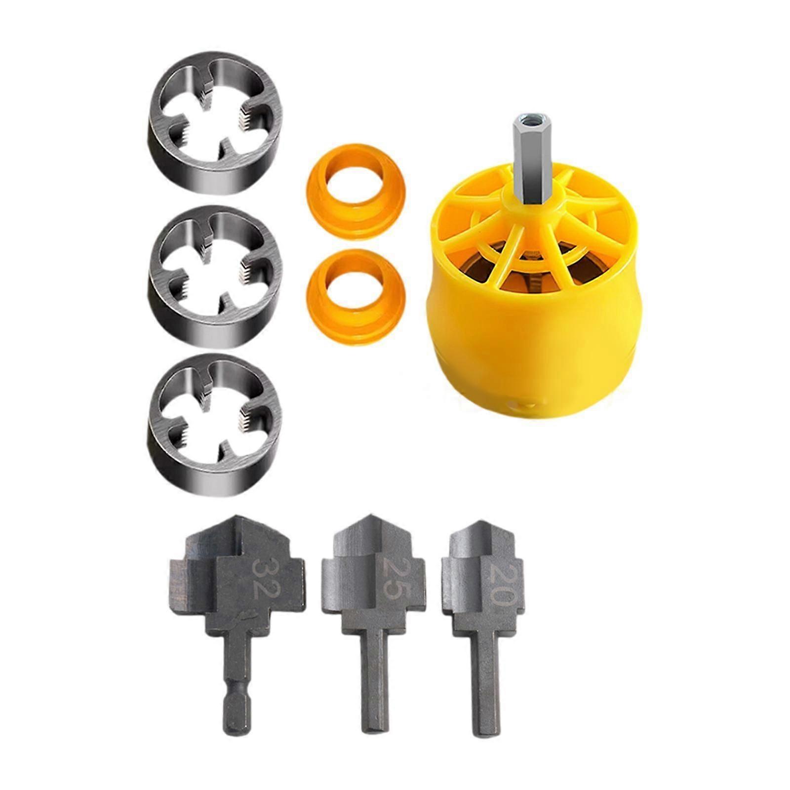 Pipe Threading Hand Tool Heavy Duty Tapping Wrench for Home Use DIY PVC Pipe