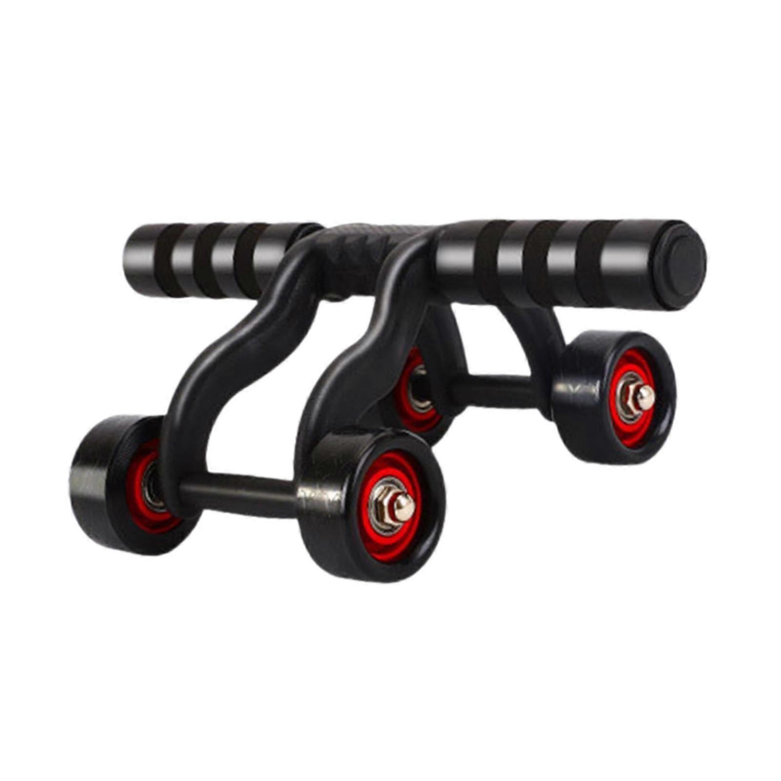 4 Wheel Abdominal Roller Body Building Abdominal Exercise Core Strengthening