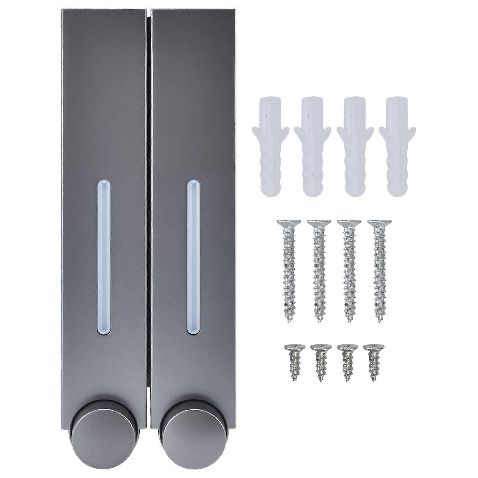 Manual Refillable Wall - Mount Soap and Shampoo Dispenser for Hotel