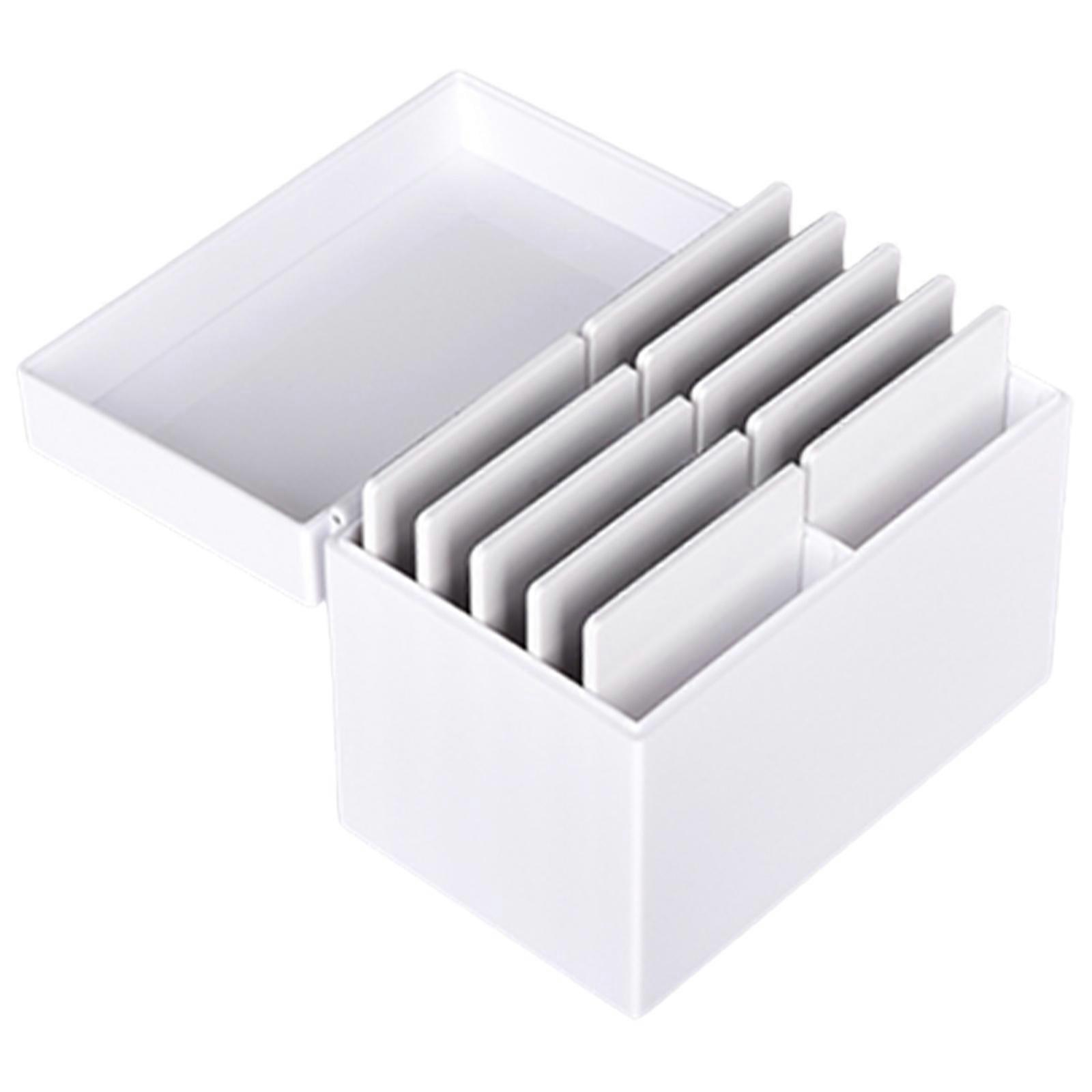10 Layers Eyelash Storage Box False Eyelash Case Lash Display Organizers Acrylic Eyelash Storage Case Lash Organizers White