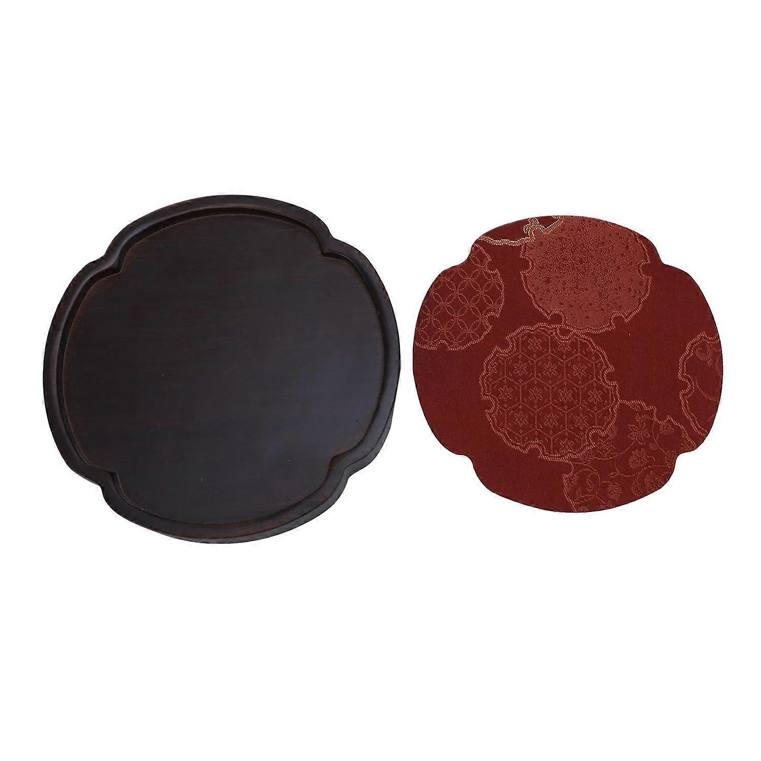 Tea Serving Tray Heat Resistant Chinese Style Multipurpose Easy Cleanup Food Serving Plate for Snack