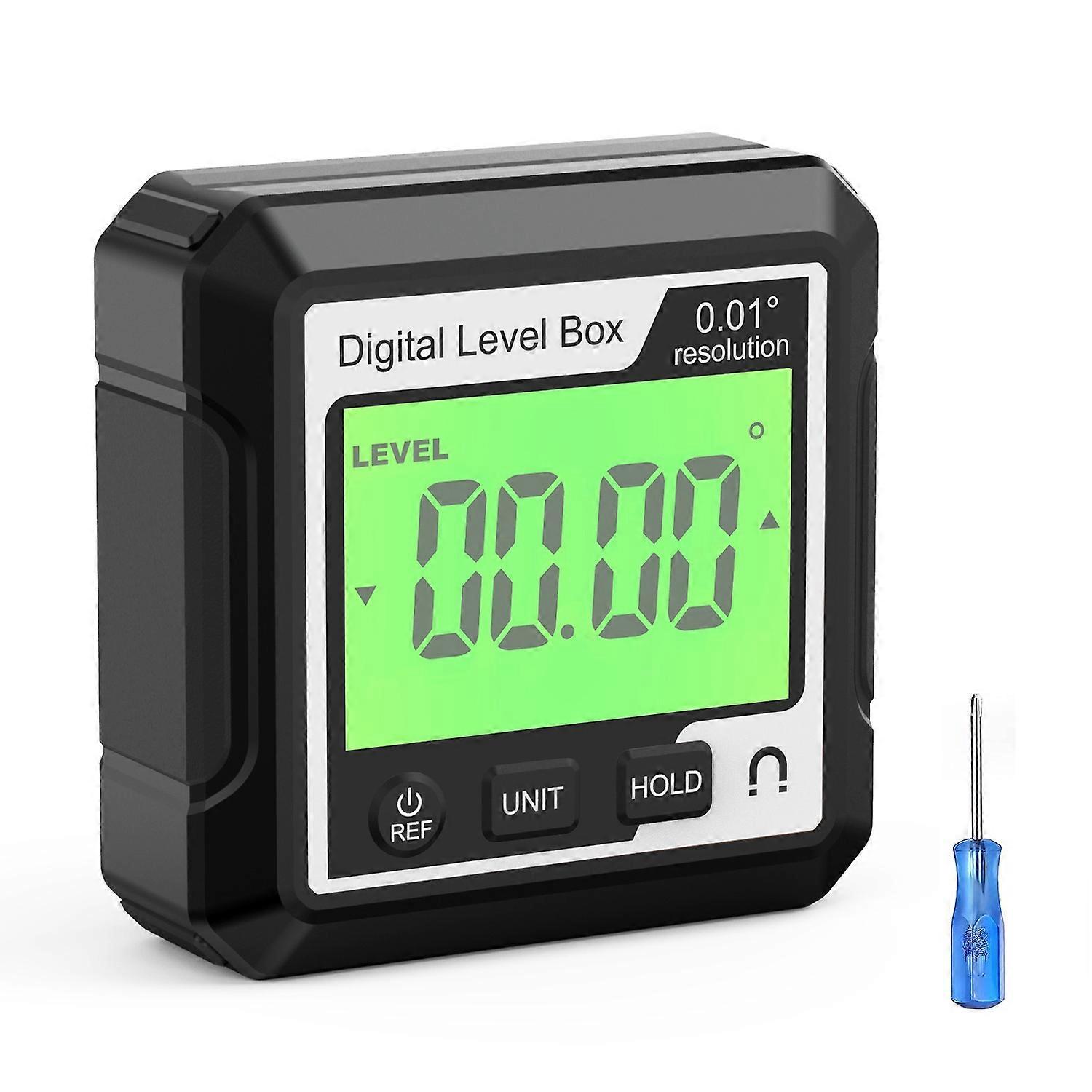 Digital Level Angle Gauge Meter Electronic Protractor Inclinometer With Magnetic Base LCD Precision