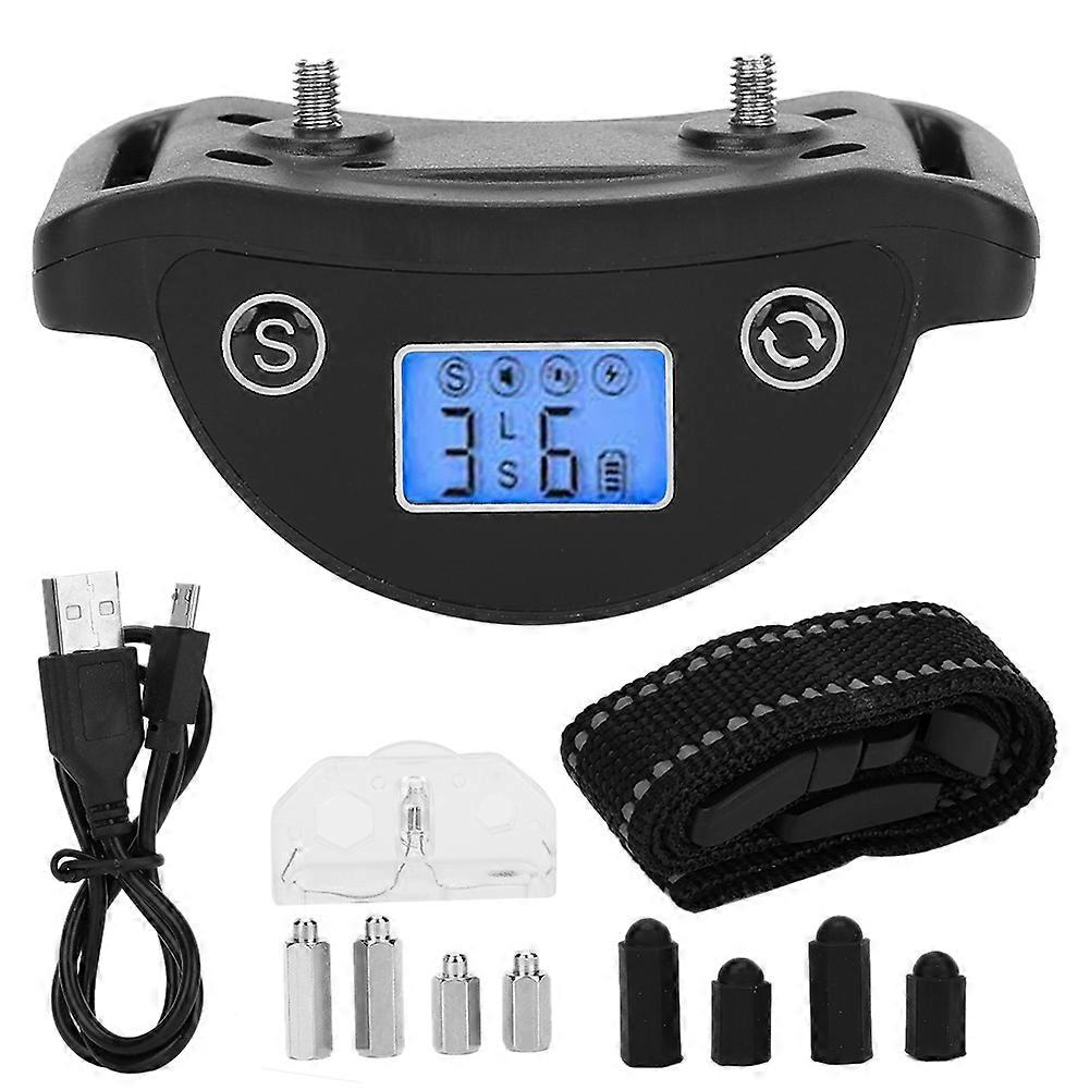 USB Charging Anti-Bark Dog Collar with LED Light, Adjustable Size, Waterproof, Rechargeable and Safe for Dogs