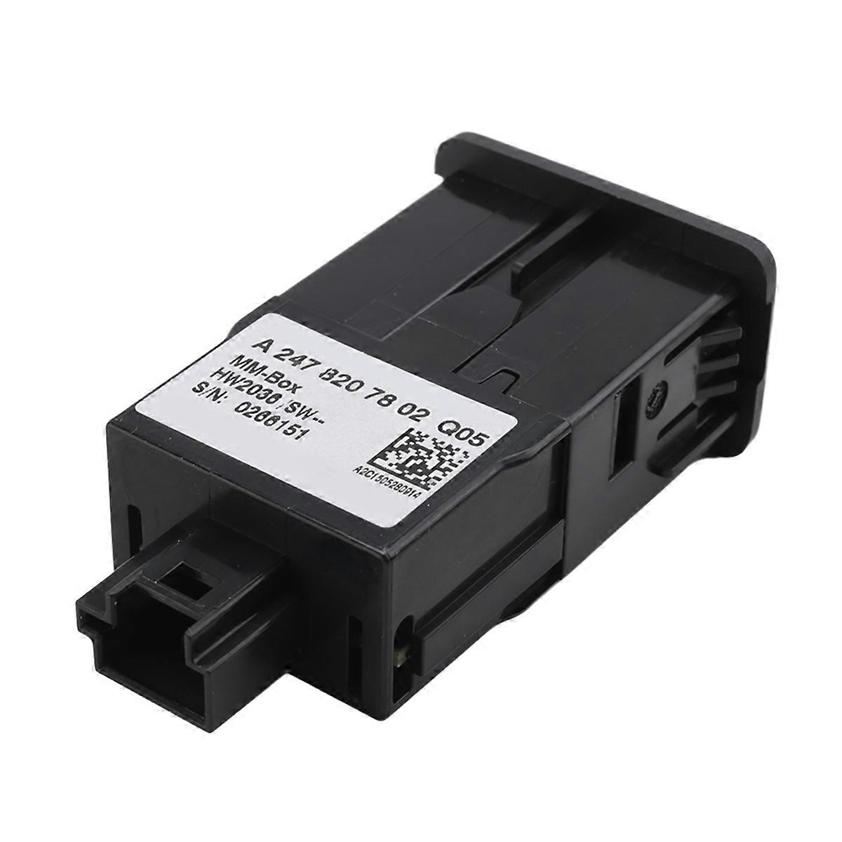 Car USB Input Adapter Audio Radio U-disk Socket Interface For 