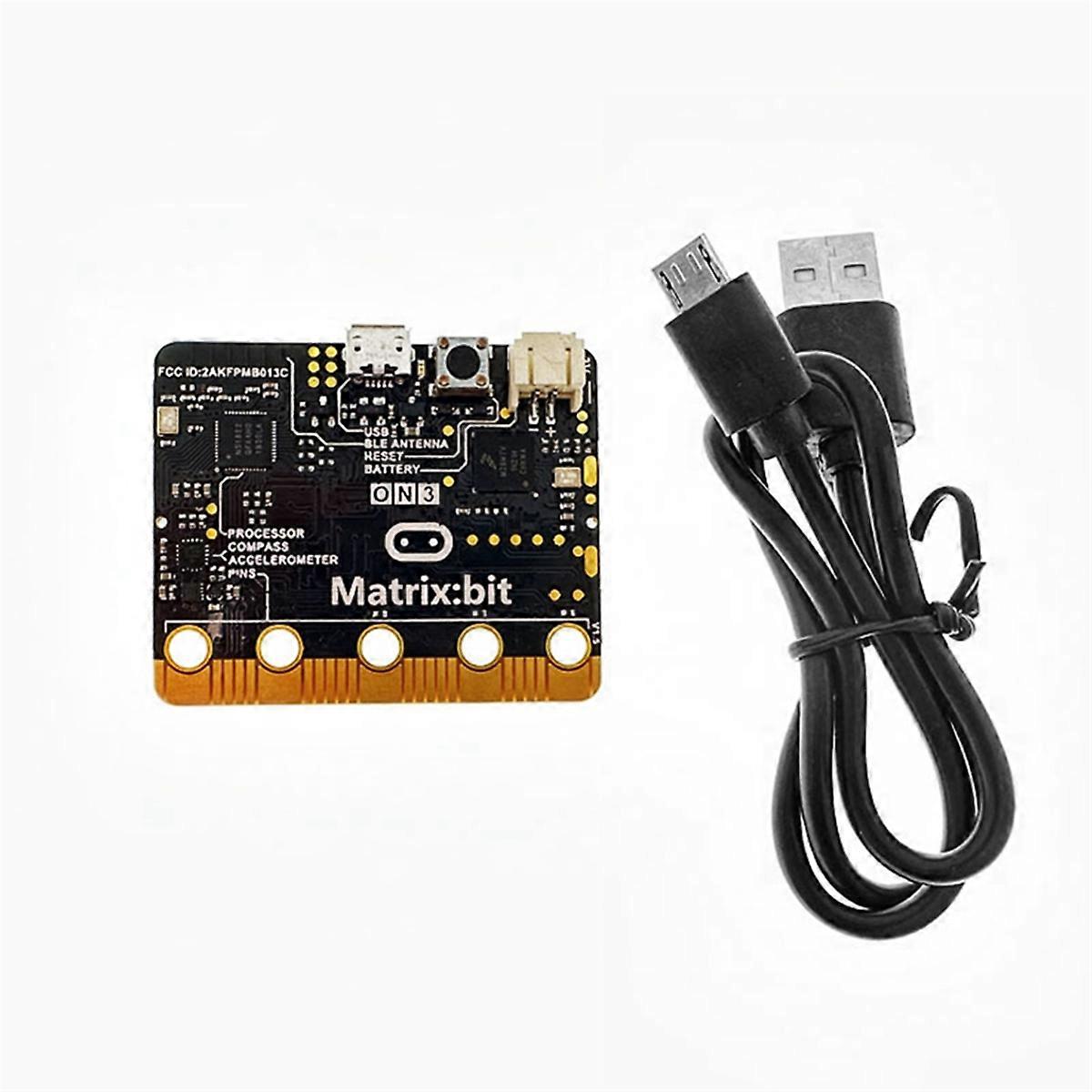 For Micro-Bit GO NRF51822 Development Board Matrix:Bit GO Expansion Board BIT V1.5 Motherboard with Cable