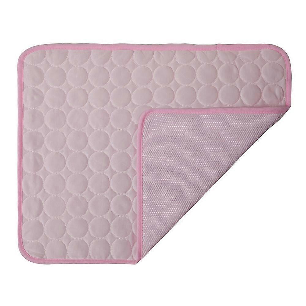 Dog Cooling Mat, Ice Silk Material Self Cooling Fabric for Instant Relief, Breathable & Lightweight Summer Cooling for Pets, Suitable for Small to