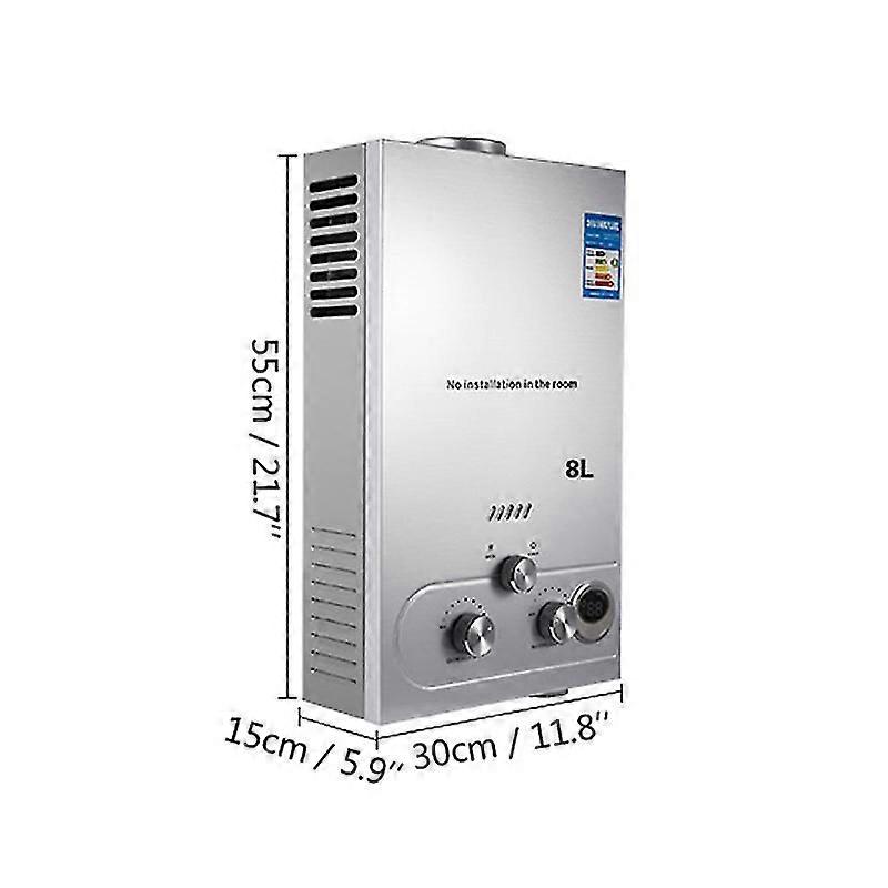 Tankless προπάνιο θερμοσιφώνων προπανίου 4.8gpm 36 ανοξείδωτο Kw κατ 'απαίτηση κατάλληλος για την εγχώρια υπαίθρια χρήση rv