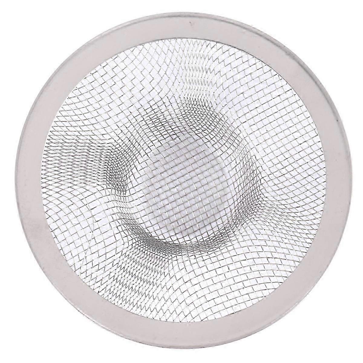 Stainless Steel Drainer Basin Filter Mesh Sink Strainer 3.5 Inch Top Diameter js