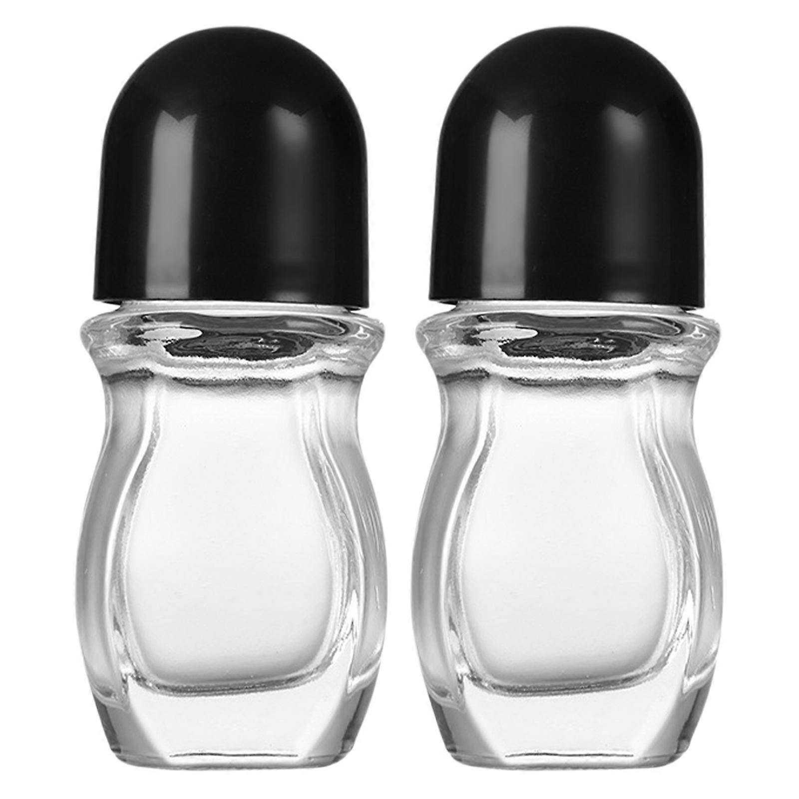 Practical Glass Empty Roller Bottles with Secured Lid Easy Liquid Storage Case Organized Suitable for Various Occasion