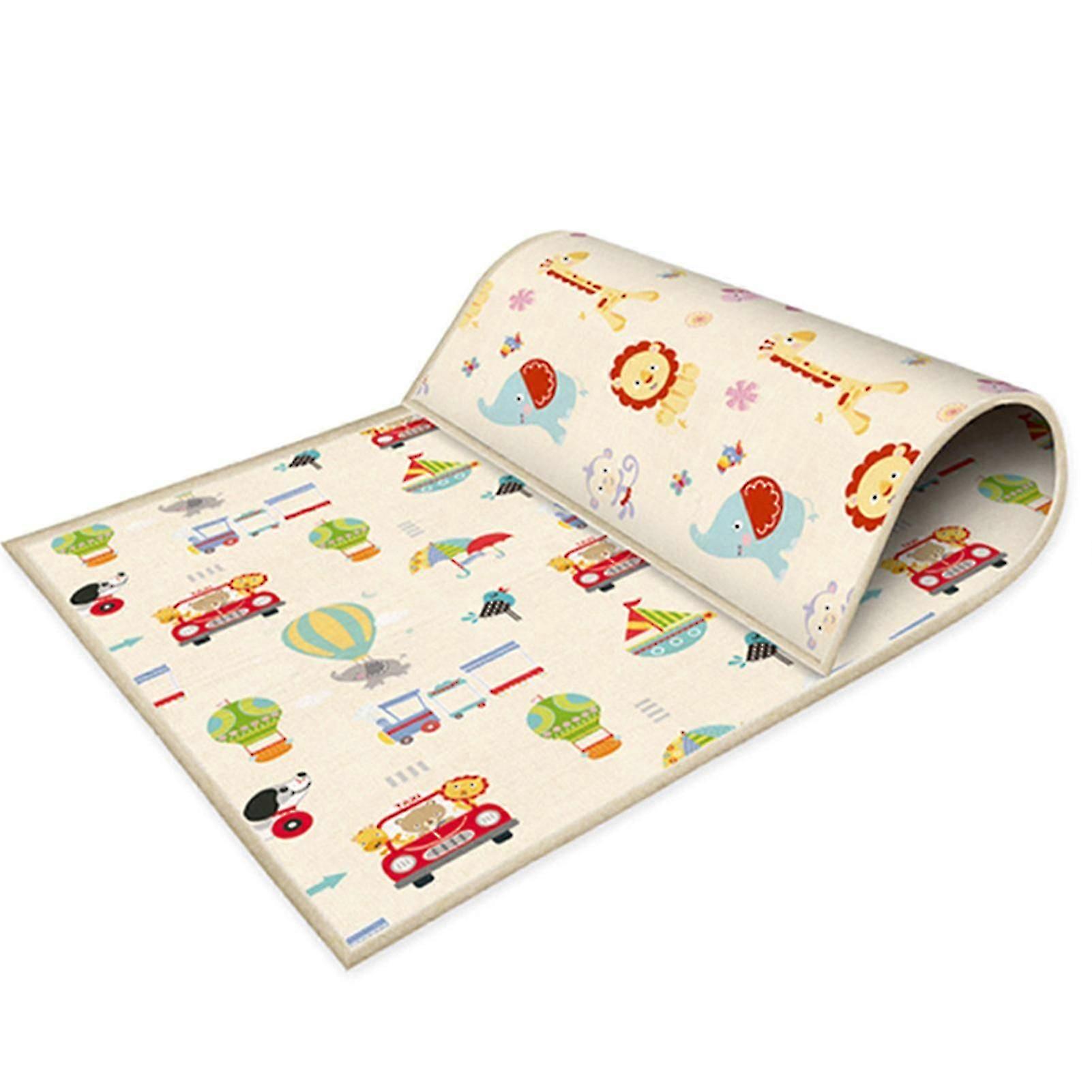 ベビークロールマット防水厚いナーサリラグ大きな長方形の子供のカーペット