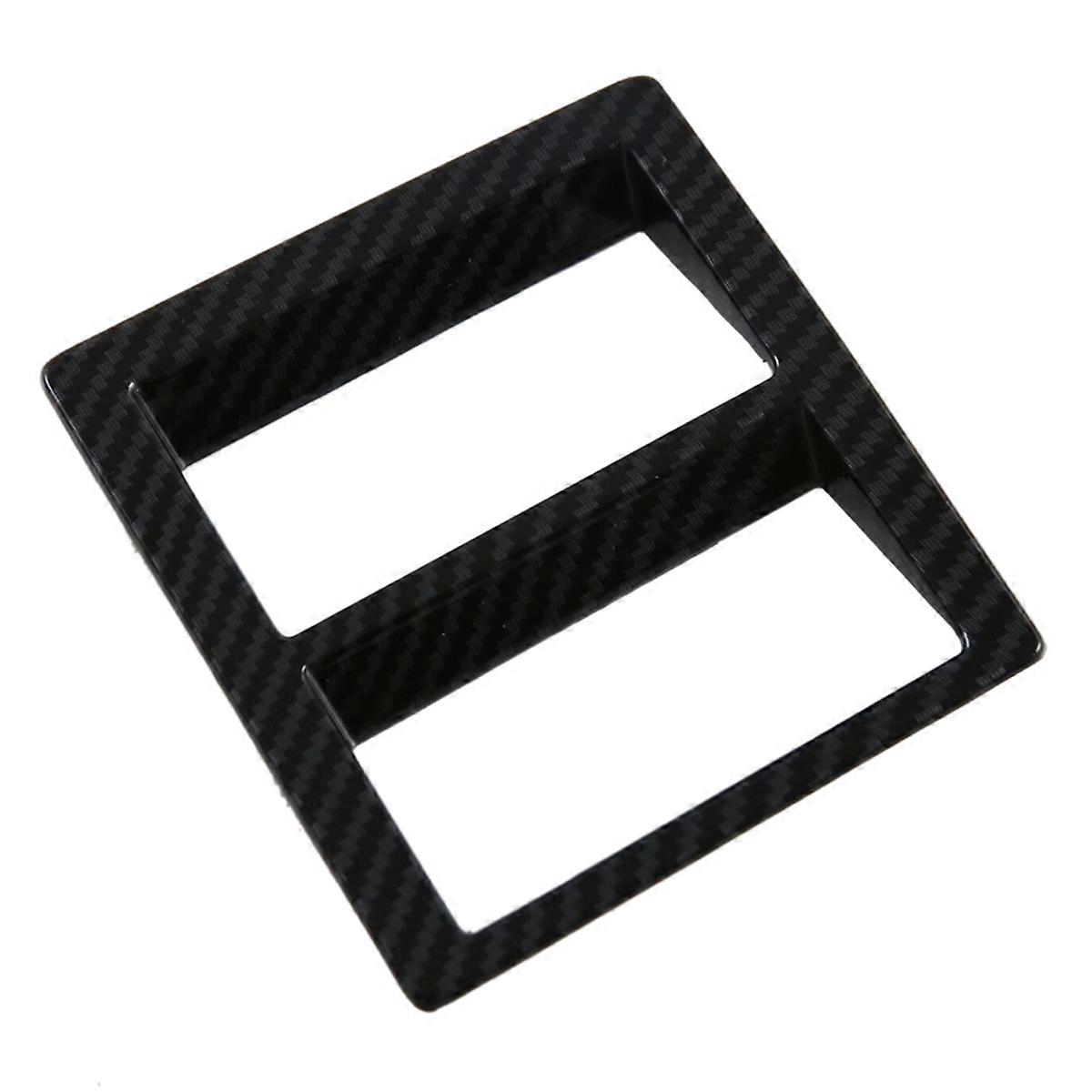 For Fortuner 2024 LHD ABS Carbon Fiber Car Headlight Adjustment Switch Cover Trim Decoration Accesso