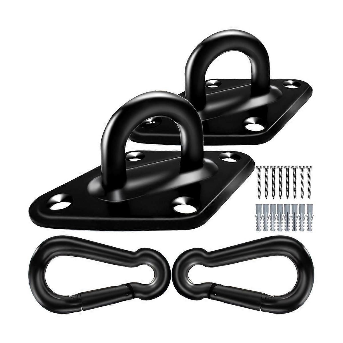 1700lbs Heavy Duty Hammock Hooks,2X M10 Stainless Eye Hooks