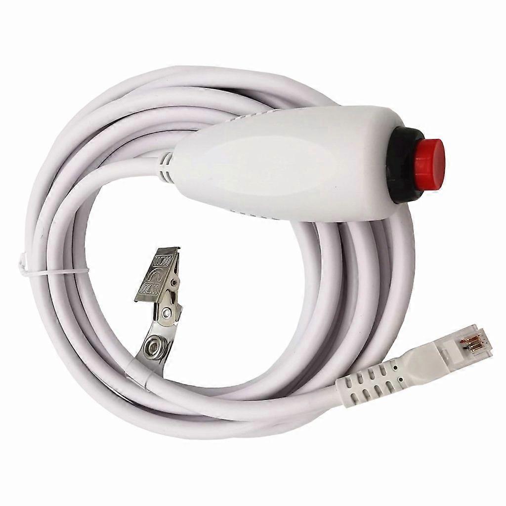 Replacement 6P4C Push Button Cord Nurse Call Cable for Nurse Station Hospital