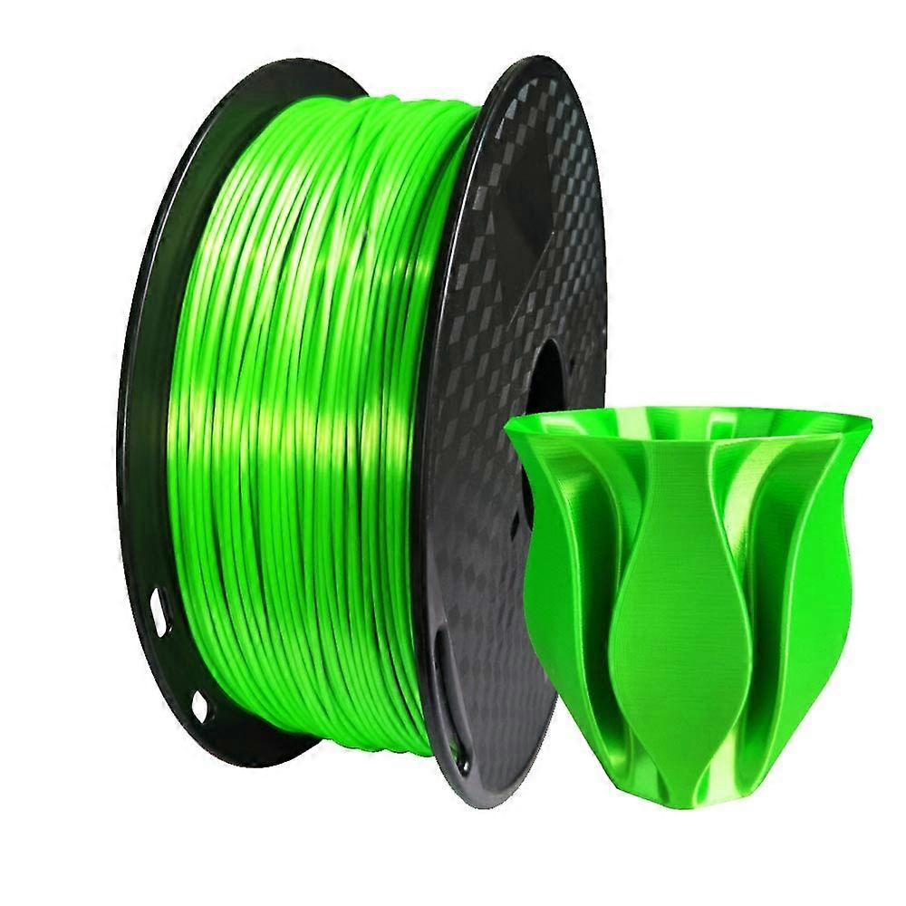 1 kg PLA Filament Silk Lime Green for FDM Printer Printing Material 1.75 mm