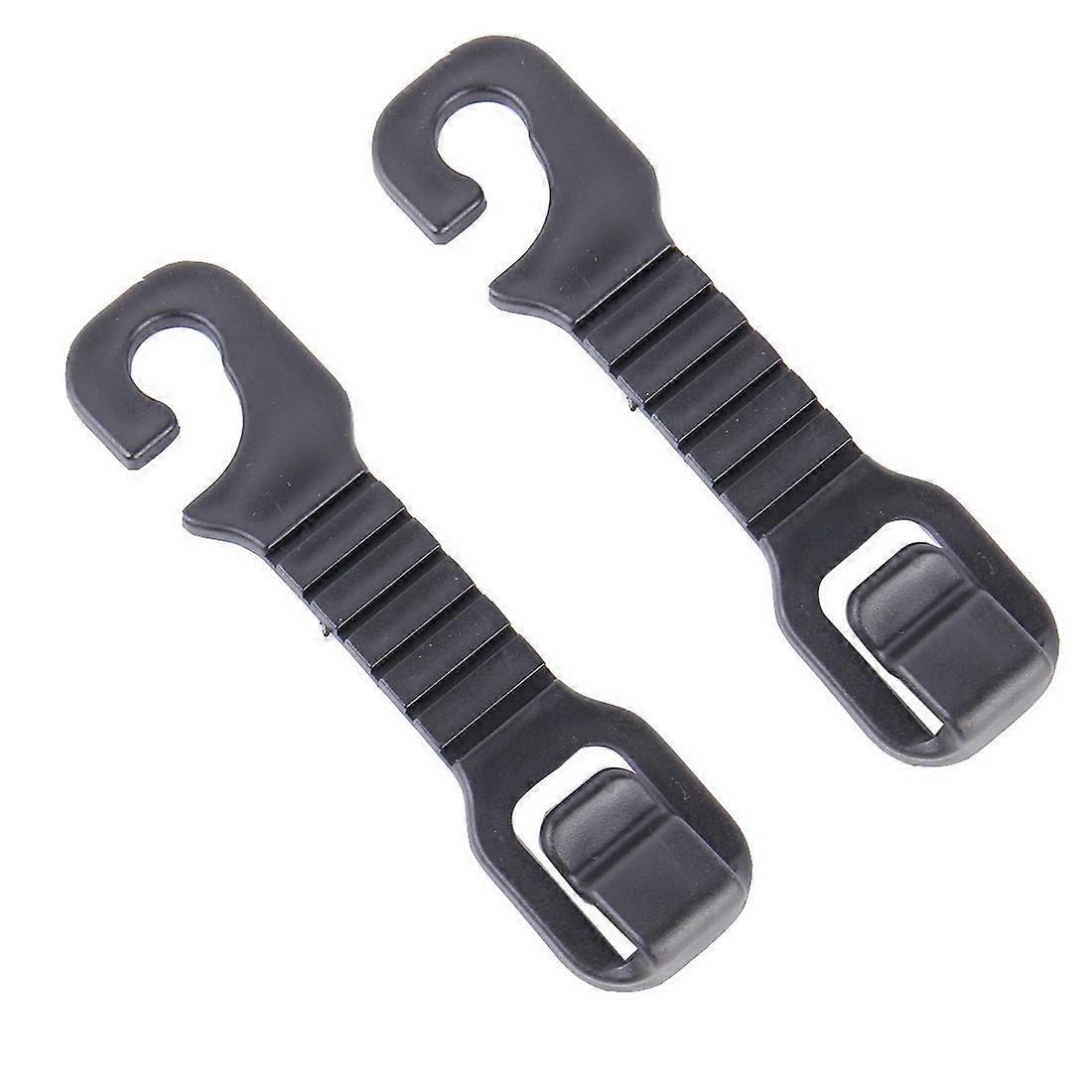 20 PCS Cleverly Plastic Pothook for Car Seat Headrest Backrest(Black)