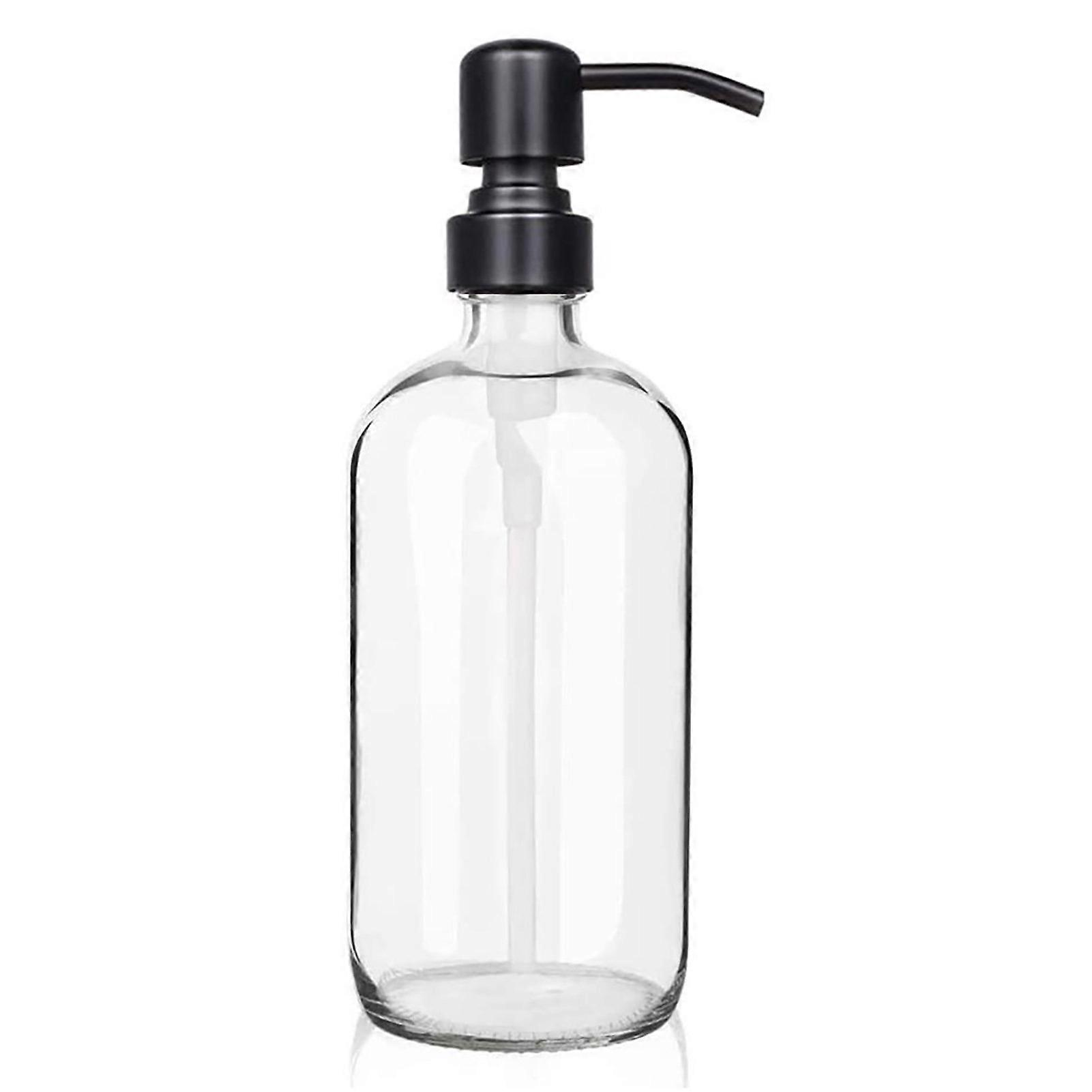 Bath Lotion Shampoo Containers Leakage Proof Transparent Pump Bottles for Shampoo Lotion Soap Uses