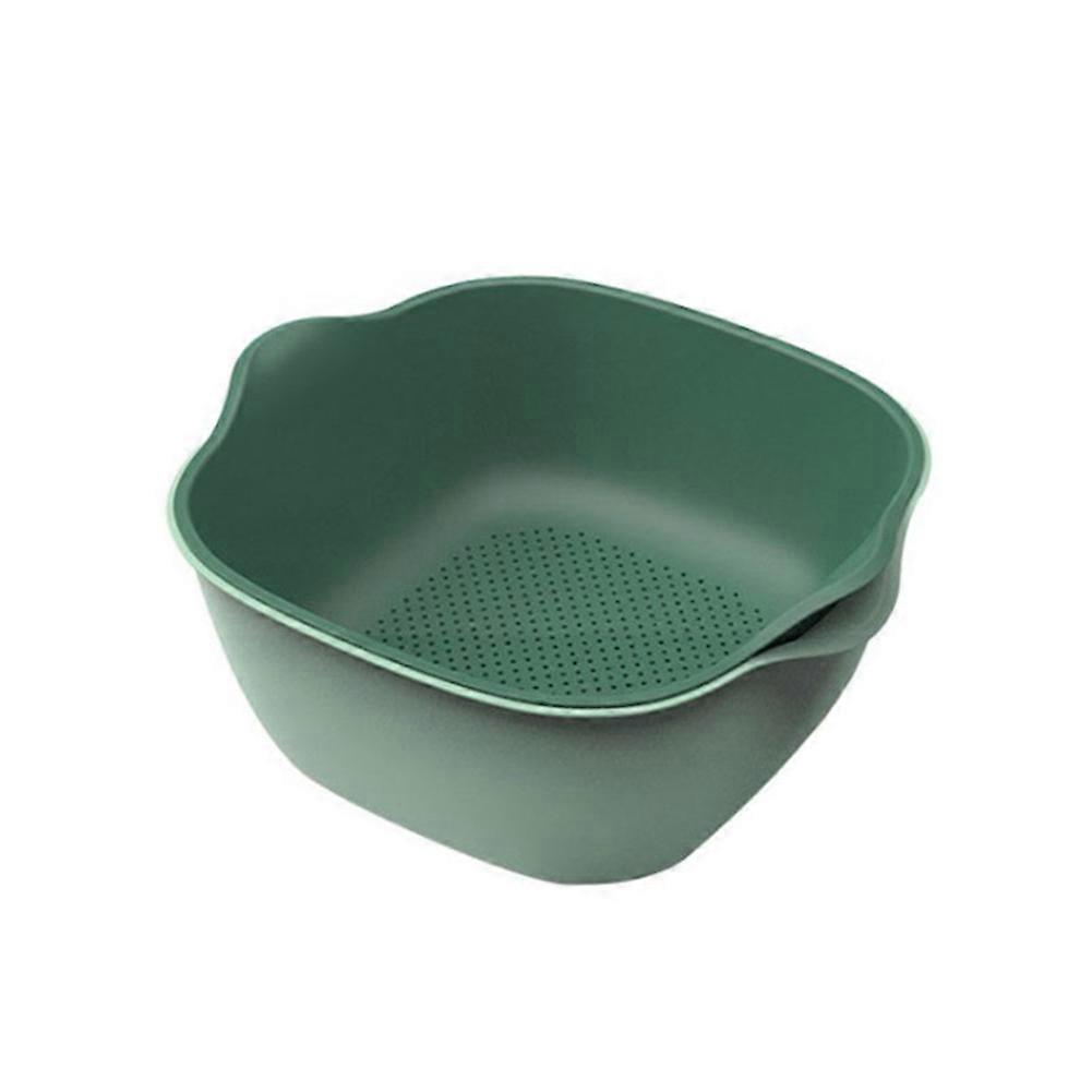 Double Layer Fruit Strainer Balanced Washing Filter Fruit Vegetable Kitchen Basket Versatile Colander